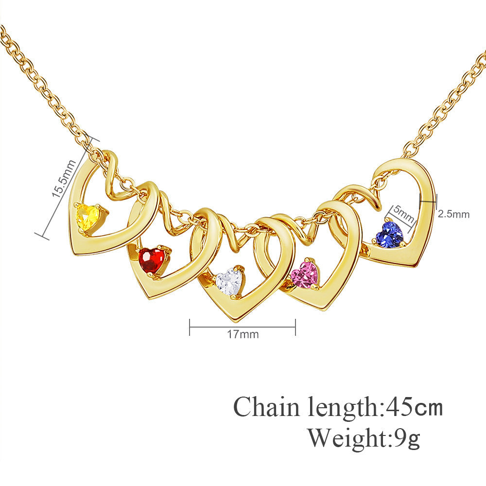 Anika Twisted Heart-Shaped Diamond Pendant Necklace